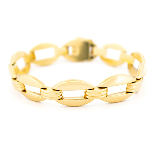 Montre Bracelet à maillons en or 14k 58 Facettes 096F45D64F7B4616BFA8164443E7E9FB