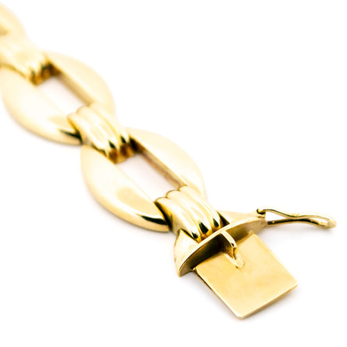 Montre Bracelet à maillons en or 14k 58 Facettes 096F45D64F7B4616BFA8164443E7E9FB
