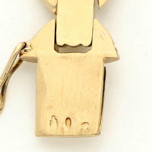 Montre Bracelet à maillons en or 14k 58 Facettes 096F45D64F7B4616BFA8164443E7E9FB