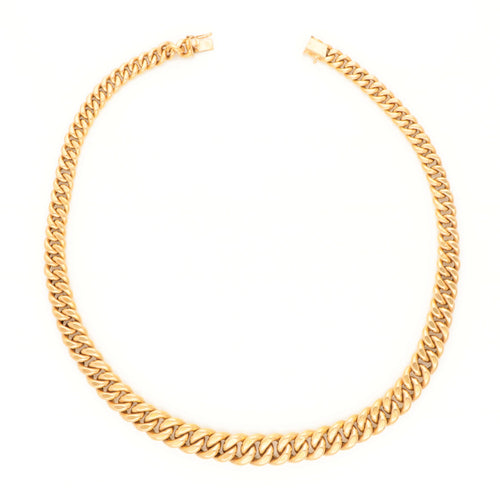 Collier Collier à maille gourmette en or 18k 58 Facettes AB3736F1B2C8499F9186D5727DBF022A