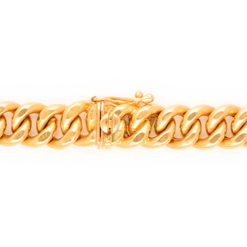 Collier Collier à maille gourmette en or 18k 58 Facettes AB3736F1B2C8499F9186D5727DBF022A