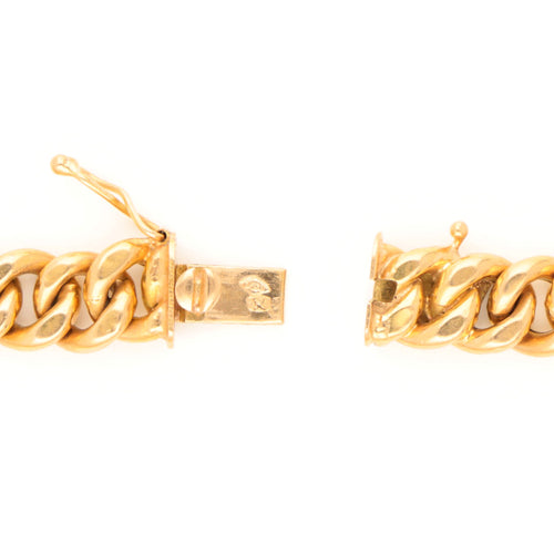 Collier Collier à maille gourmette en or 18k 58 Facettes AB3736F1B2C8499F9186D5727DBF022A