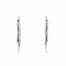 Boucles d'oreilles Créoles - Boucles d’oreilles en or blanc 18 carats et diamants 58 Facettes 2.18833