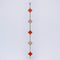 Bracelet Van Cleef & Arpels Alhambra - Bracelet en or jaune 18 k, cornaline et diamants 58 Facettes 2.19164