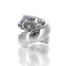 Bague 51.5 Cartier Panthère - Bague en or blanc 18 carats, diamants et émeraudes « Lakarda » 58 Facettes 2.18804