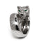 Bague 51.5 Cartier Panthère - Bague en or blanc 18 carats, diamants et émeraudes « Lakarda » 58 Facettes 2.18804