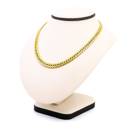 Collier Collier maille gourmette en or jaune 18k 58 Facettes D393BBE13153441694EB801848C96BF9