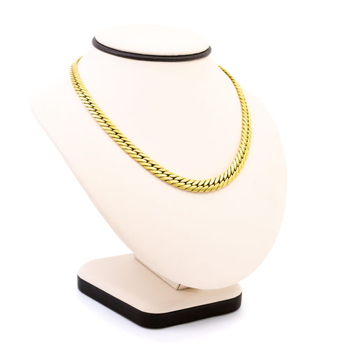 Collier Collier maille gourmette en or jaune 18k 58 Facettes D393BBE13153441694EB801848C96BF9