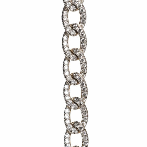 Bracelet Pomellato Catene - Bracelet petit modèle en or rose et diamants 58 Facettes 2.19207