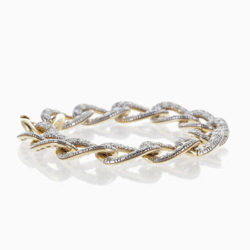 Bracelet Pomellato Catene - Bracelet petit modèle en or rose et diamants 58 Facettes 2.19207