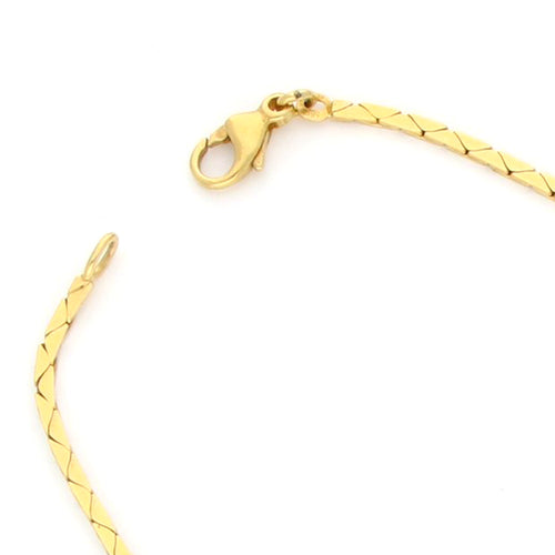 Collier Friedrich Binder - Collier maille cobra vintage en or jaune 14 carats 58 Facettes 0B72E09B1B374F37B2CEFA99703B6063