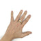 Bague jonc en or jaune et diamant