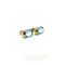 Boucles d'oreilles Boucles d'oreilles en or jaune 750 ornées de topazes 58 Facettes Z15B51698