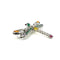 Broche Broche libellule en or blanc 750 avec diamants et pierres fines 58 Facettes Z15B51737
