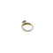 Bague 56 Bague saphir ovale et diamants en or bicolore 750 58 Facettes Z15B51763