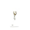 Boucles d'oreilles Boucles d'oreilles dormeuses en or bicolore 750 et diamants 58 Facettes Z15B51790