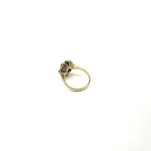 Bague 56 Bague en or jaune 750 avec saphir 3 ct et diamants 58 Facettes Z15B51765