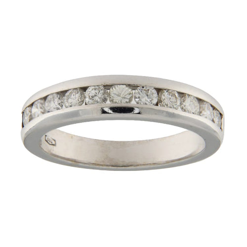 Bague Fedina - Bague en or blanc et diamants 0,99 ct 58 Facettes G3754