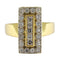 Bague Anello en or jaune avec diamants 0,93 ct 58 Facettes G3789