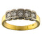 Bague Fedina - Bague en or jaune et blanc avec 5 diamants, 0,70 ct 58 Facettes G3839