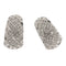 Boucles d'oreilles Orecchini en or blanc avec diamants taille brillante et huit-huit 58 Facettes G3836