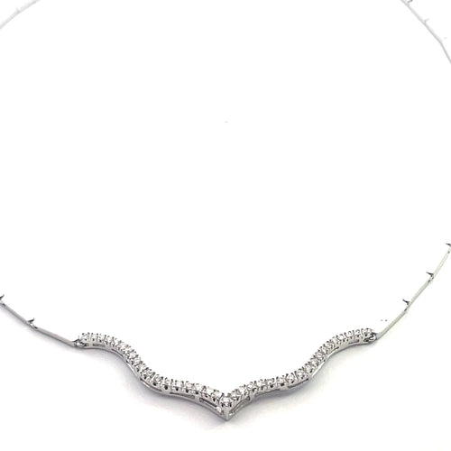 Collier White Gold Diamond Necklace 58 Facettes UN0136