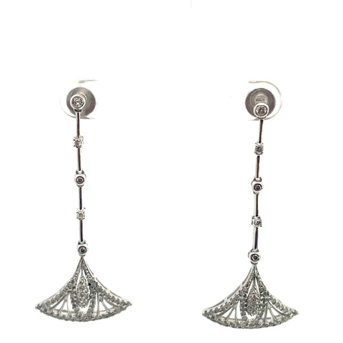 Boucles d'oreilles Diamond Drop Earrings 58 Facettes UN0126