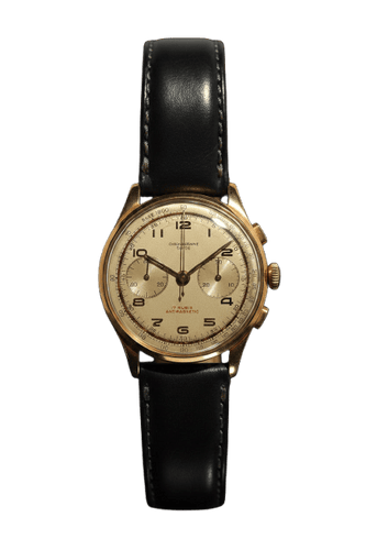 Montre Chronographe Suisse - Chronographe en or jaune 18K 58 Facettes