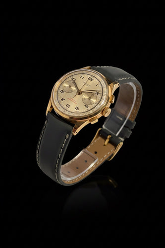 Montre Chronographe Suisse - Chronographe en or jaune 18K 58 Facettes