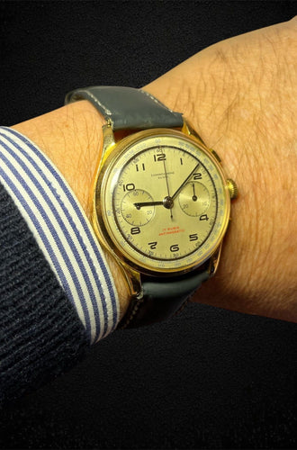 Montre Chronographe Suisse - Chronographe en or jaune 18K 58 Facettes