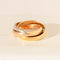 Bague 49 Cartier Trinity - Bague en or 18 carats (750) 58 Facettes