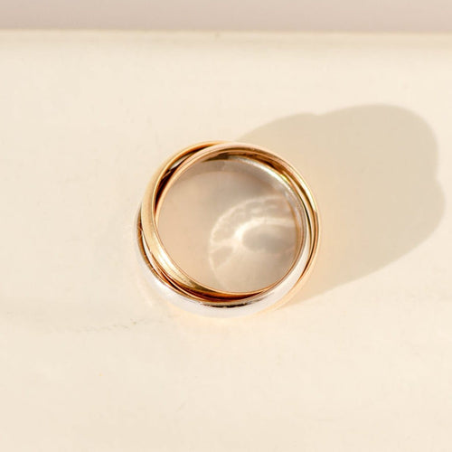 Bague 49 Cartier Trinity - Bague en or 18 carats (750) 58 Facettes