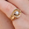 Bague 52 Bague en or jaune 18 carats et diamant 58 Facettes 16709