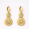 Boucles d'oreilles Boucles d'oreilles pendantes ajourées en or jaune 18 carats émaillées 58 Facettes 33346