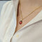 Pendentif Pendentif coccinelle animalier en or jaune 18 carats 58 Facettes 32260