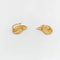 Boucles d'oreilles Boucles d'oreilles feuille stylisée en or jaune 18 carats 58 Facettes 32681