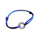 Bracelet Dinh Van Seventies - Bracelet sur cordon en or blanc 18 carats et diamants 58 Facettes 375