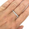 Demi-alliance - Bague en or 18 carats et diamants