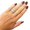Bague 54 Bague pavée de diamants en or 18 carats 58 Facettes 330