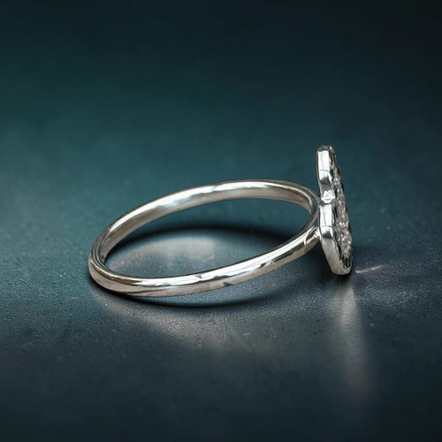 Bague 53 Bague cœur diamants saphirs Vanessa Tugendhaft or blanc 18K 58 Facettes 294