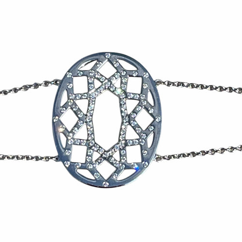 Bracelet Lisonia - Bracelet en or blanc 18 carats et diamants 58 Facettes 125