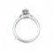 Bague 54 Solitaire - Bague diamant 0,35 carat G VVS en or blanc 18 carats 58 Facettes 282