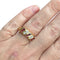 Bague 55 Bague jonc rubis et diamants en or jaune 18 carats 58 Facettes 97