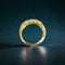 Bague 55 Bague jonc torsadée rubis et diamants en or jaune 18 carats 58 Facettes 97