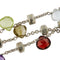 Collier Marco Bicego Paradise - Collier 3 rangs en or blanc 18 ct à pierres colorées 58 Facettes 38436