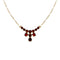 Collier Collier - Maille figaro en or jaune 18 ct et grenats 58 Facettes 35564