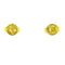 Boucles d'oreilles Guidetti - Boucles d'oreilles point de lumière en or jaune diamants fancy yellow 58 Facettes G3546
