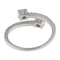 Bague Guidetti - Bague contrarié en or blanc et diamants 0,51 ct 58 Facettes G3636