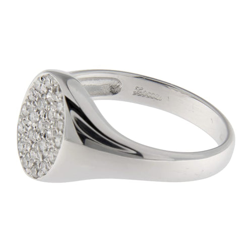 Bague Zoccai - Bague de petit doigt en or blanc diamants 58 Facettes G3635