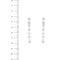 Boucles d'oreilles Boucles d’oreilles pendantes fleur, étoile et cœur en or blanc 18 ct 58 Facettes 36062